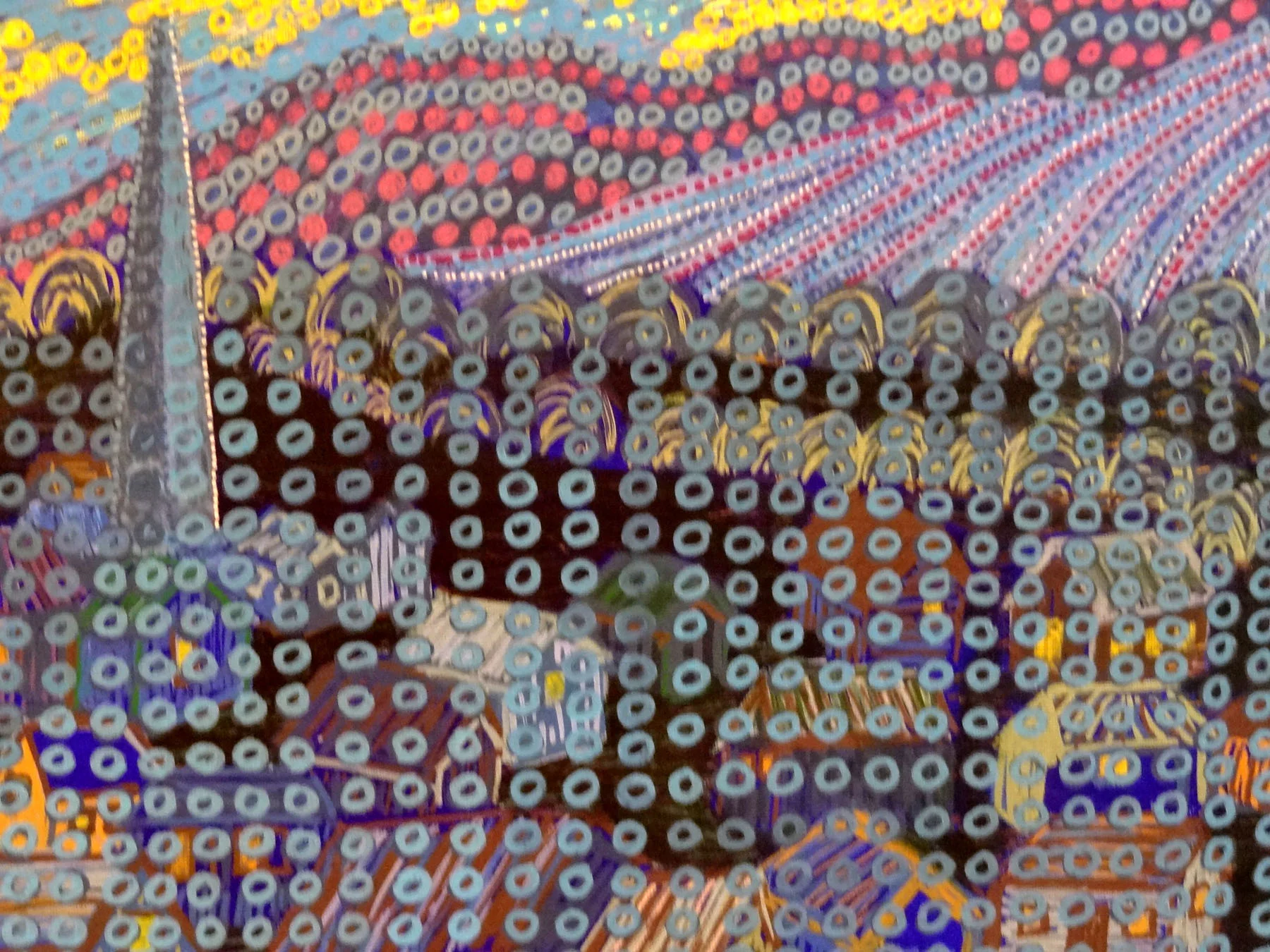 Dotty Starry Night Detail 3