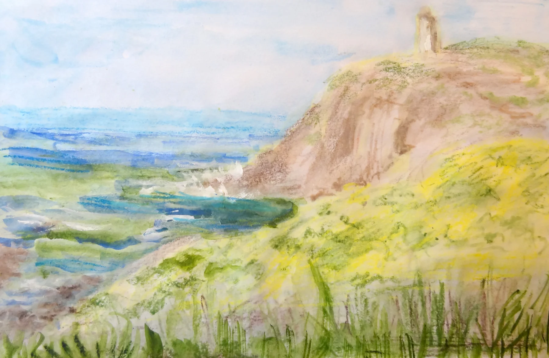 Lighthouse on the Brittany Coast