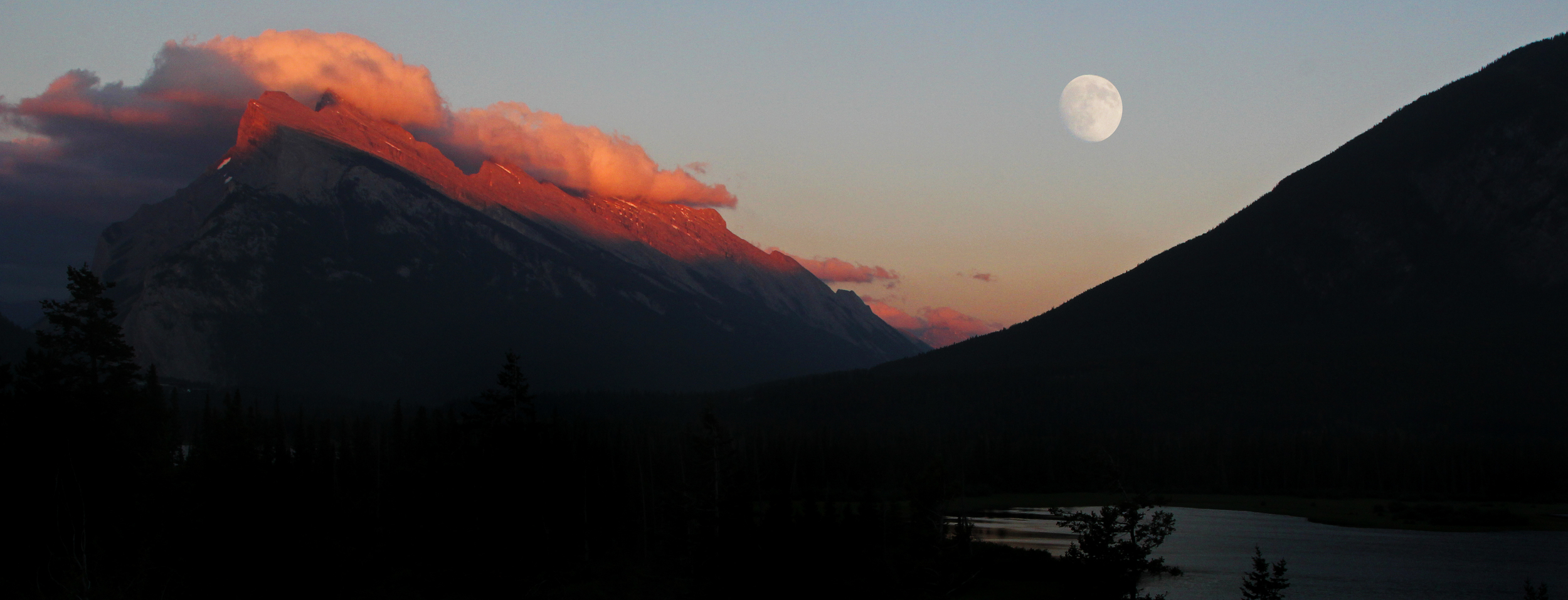Rundle Alpenglow