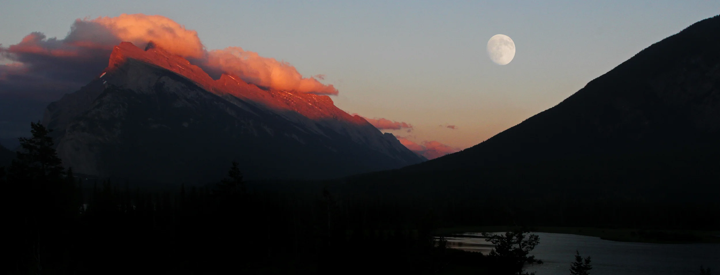 Rundle Alpenglow