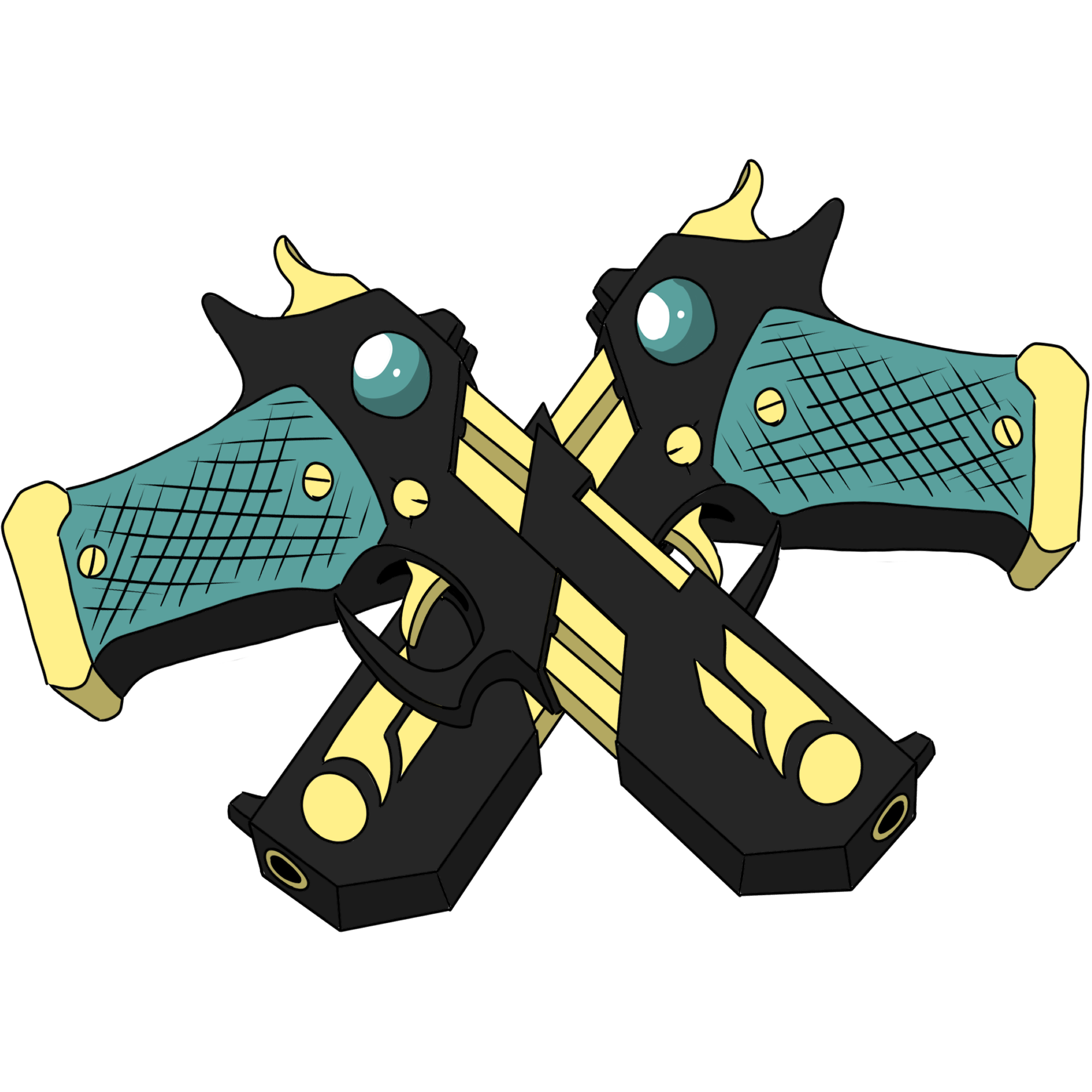 Natsumi's pistols