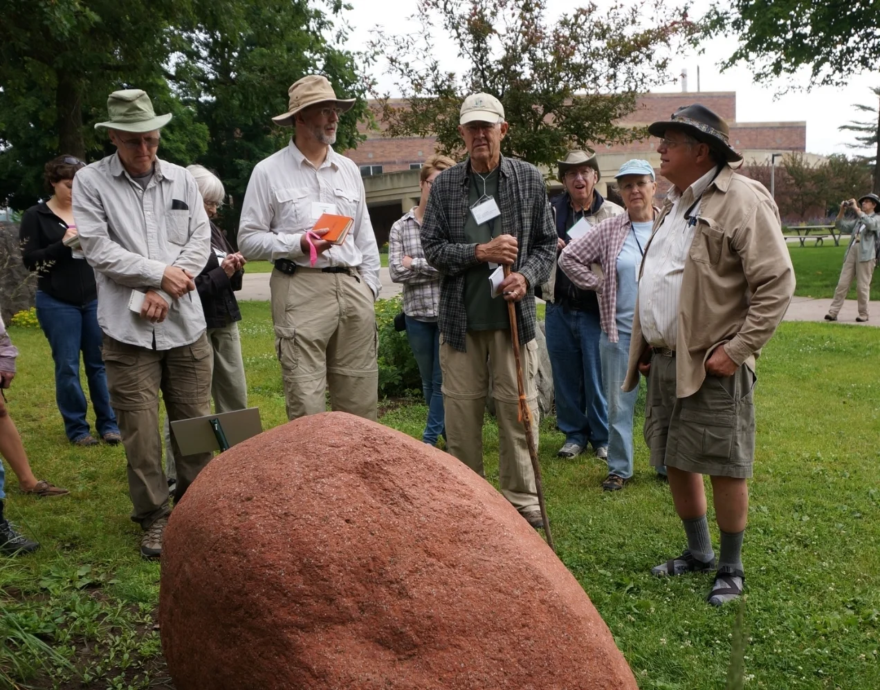 Boulder garden on MTU Campus