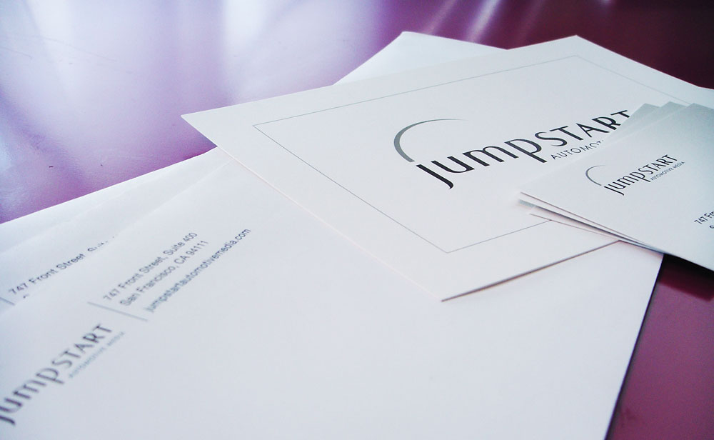 Logo & Identity: Jumpstart Automotive Group (stationery)
