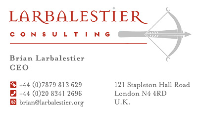 Logo & identity: Larbalestier Consulting