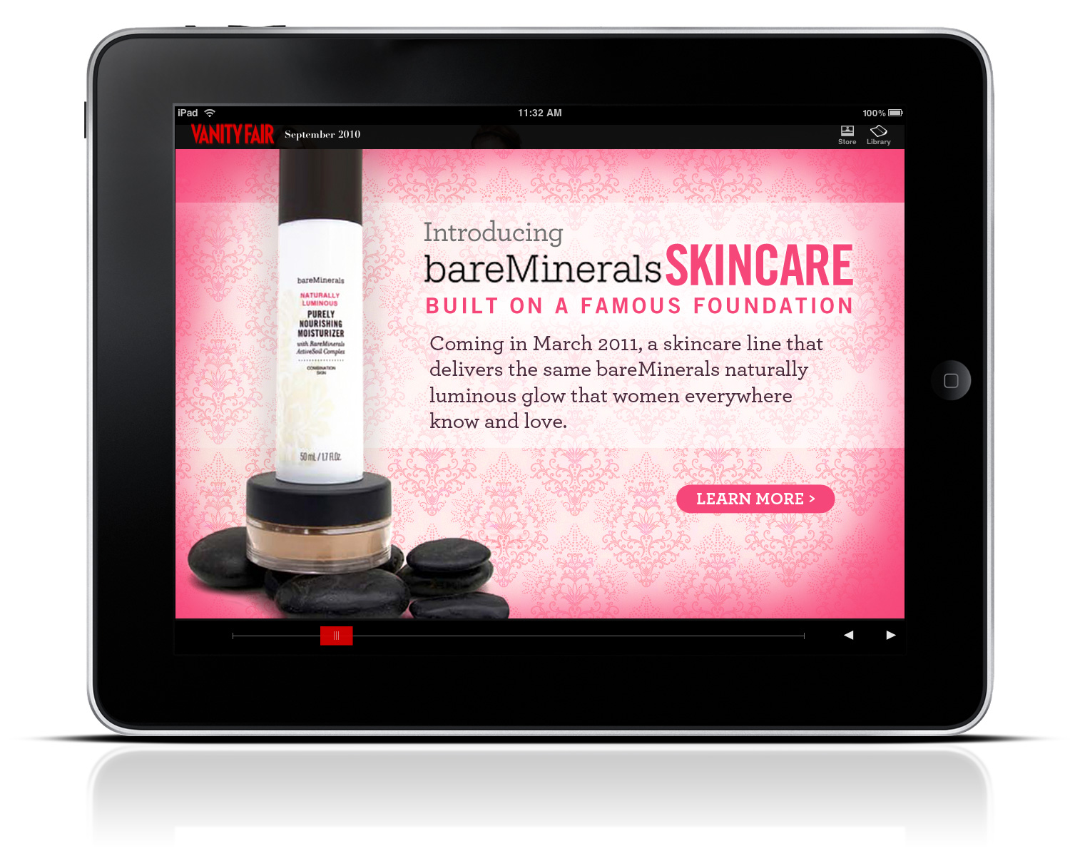 Ad campaign: Bare Minerals Skincare