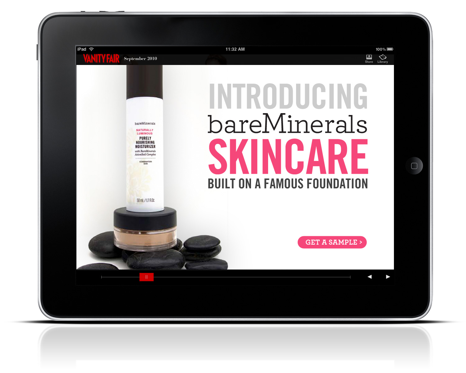 Ad campaign: Bare Minerals Skincare