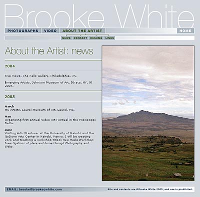 Website: Brooke White