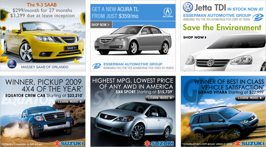 Ads: Automotive