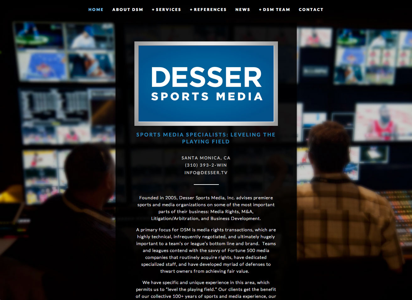 Desser Sports Media - home page