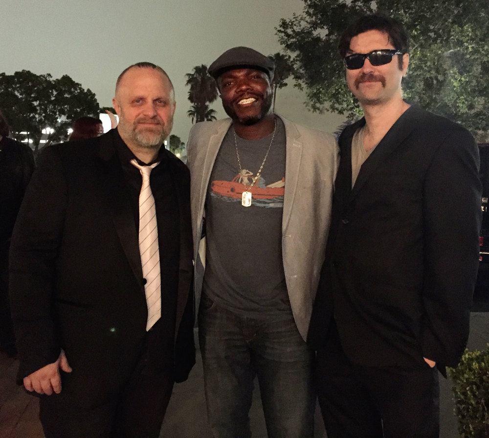 Director; Shawn "Clown" Crahan, actor; Reno Wilson, and writer; Joe Casey