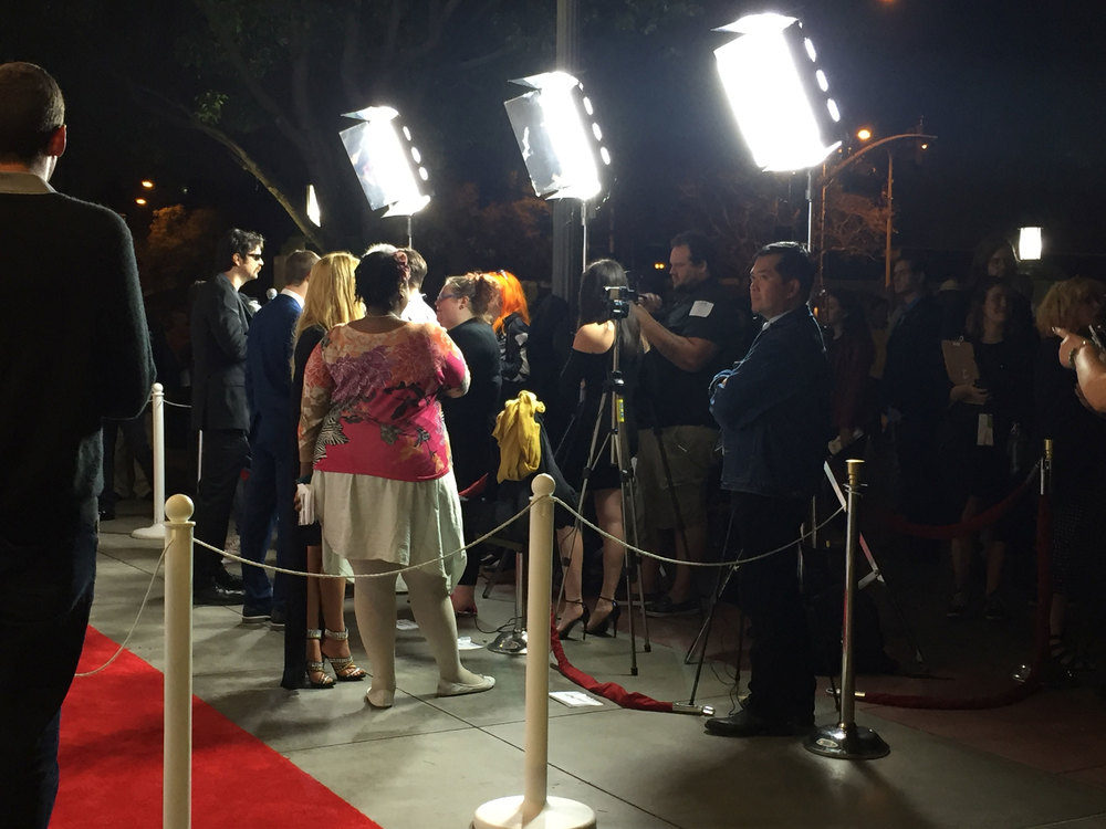 A mob of interviews on the red carpet