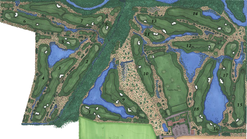 Scorecard & Layout — Coldwater Golf Links