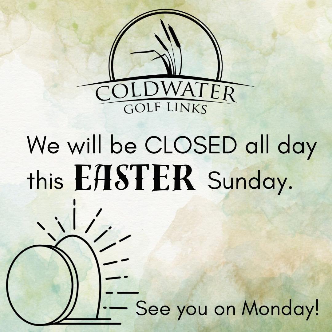 Just a reminder that we will be closed all day this Sunday, March 31, so that all of our staff have an opportunity to celebrate Easter! We look forward to seeing you guys again, first thing Monday morning.