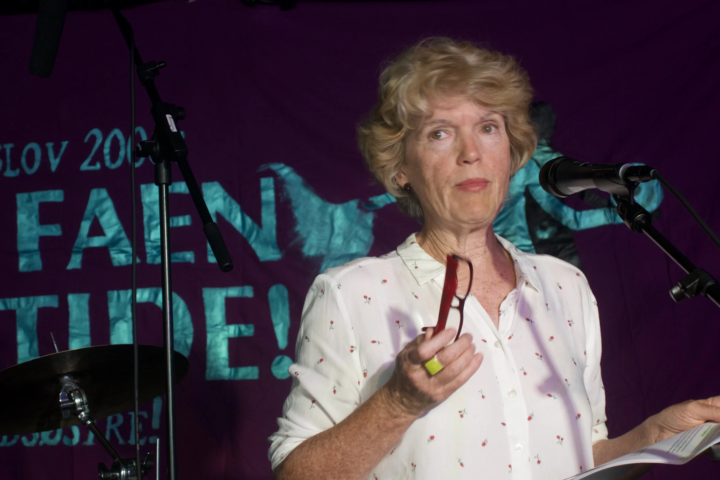 Claudine Legardinier på konferansen “Sexkjøpsloven 10 år: Hva nå?”