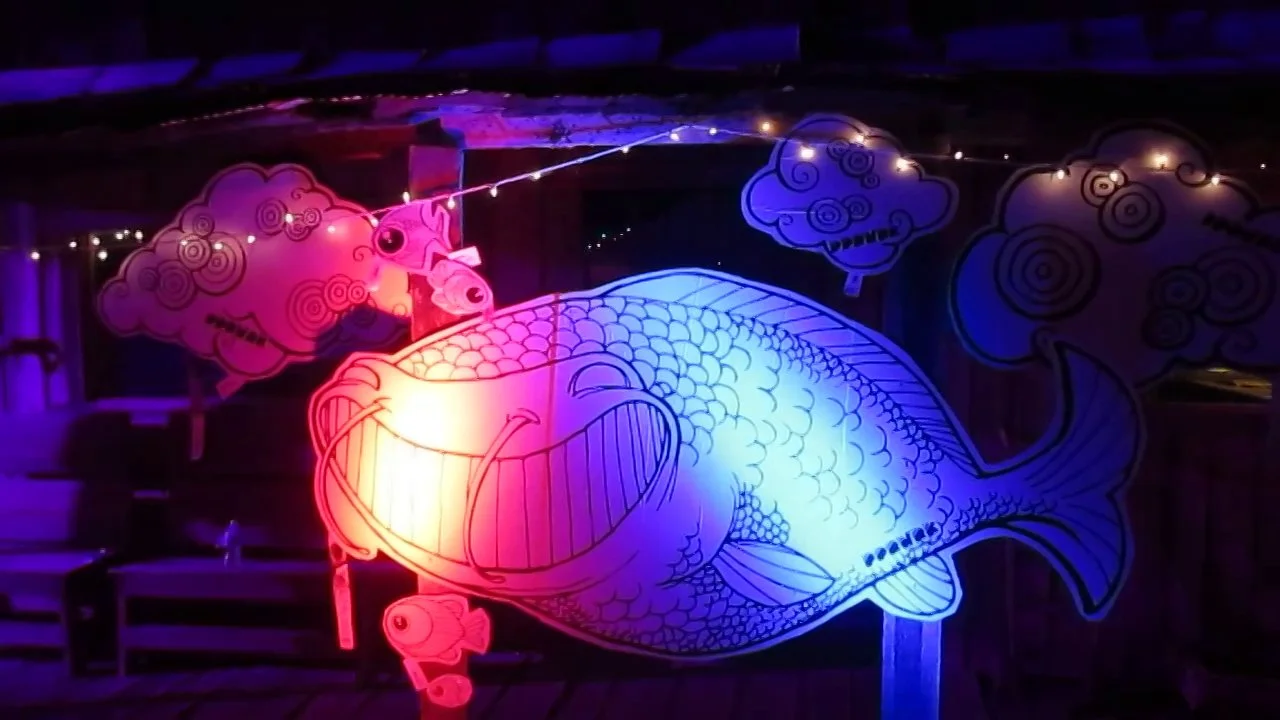 PPRWRK Cloud Fish Installation @ Fly Free Fest 2013