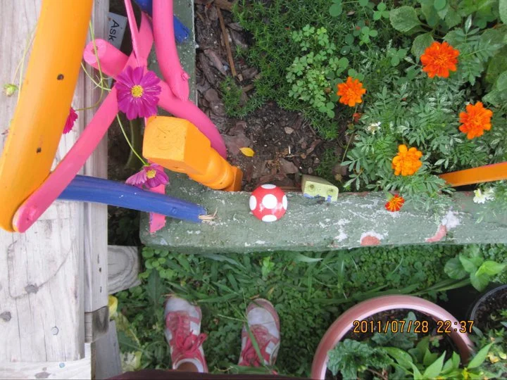 old chair dumpster paint garden fence.jpg