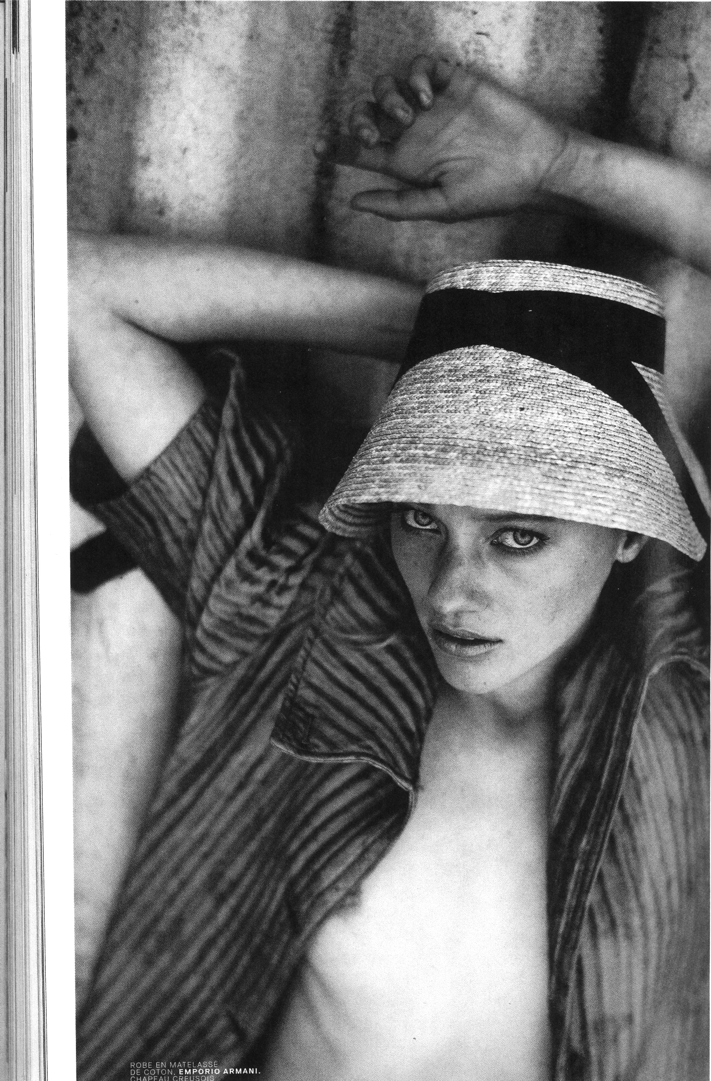 This pic is all about the hat (not the nips!). It's from a French magazine (maybe Vogue?) and the hat is from Chapellerie Traclet.