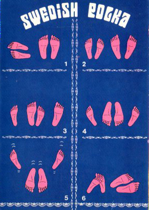 Sweedish Polka (printed in Spain) ©by "POK Editions" E. Salu, 83 - 1020 Brussels BERGAS Industries Graficas