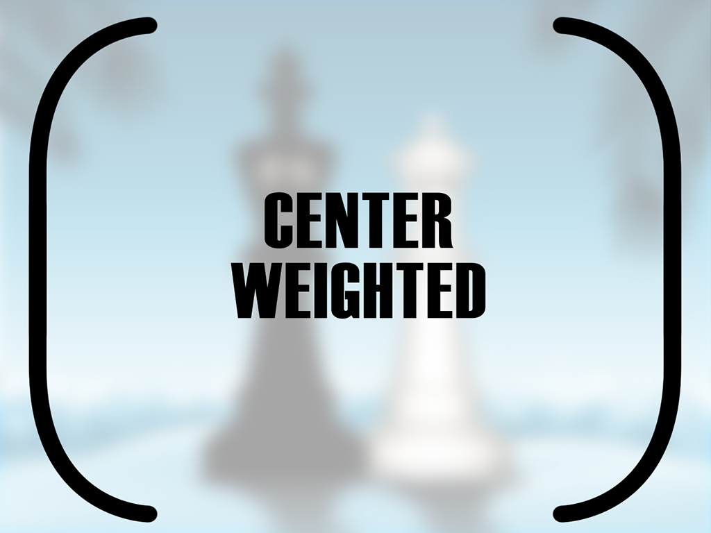Center-weighted is the icon with just the brackets on the side.