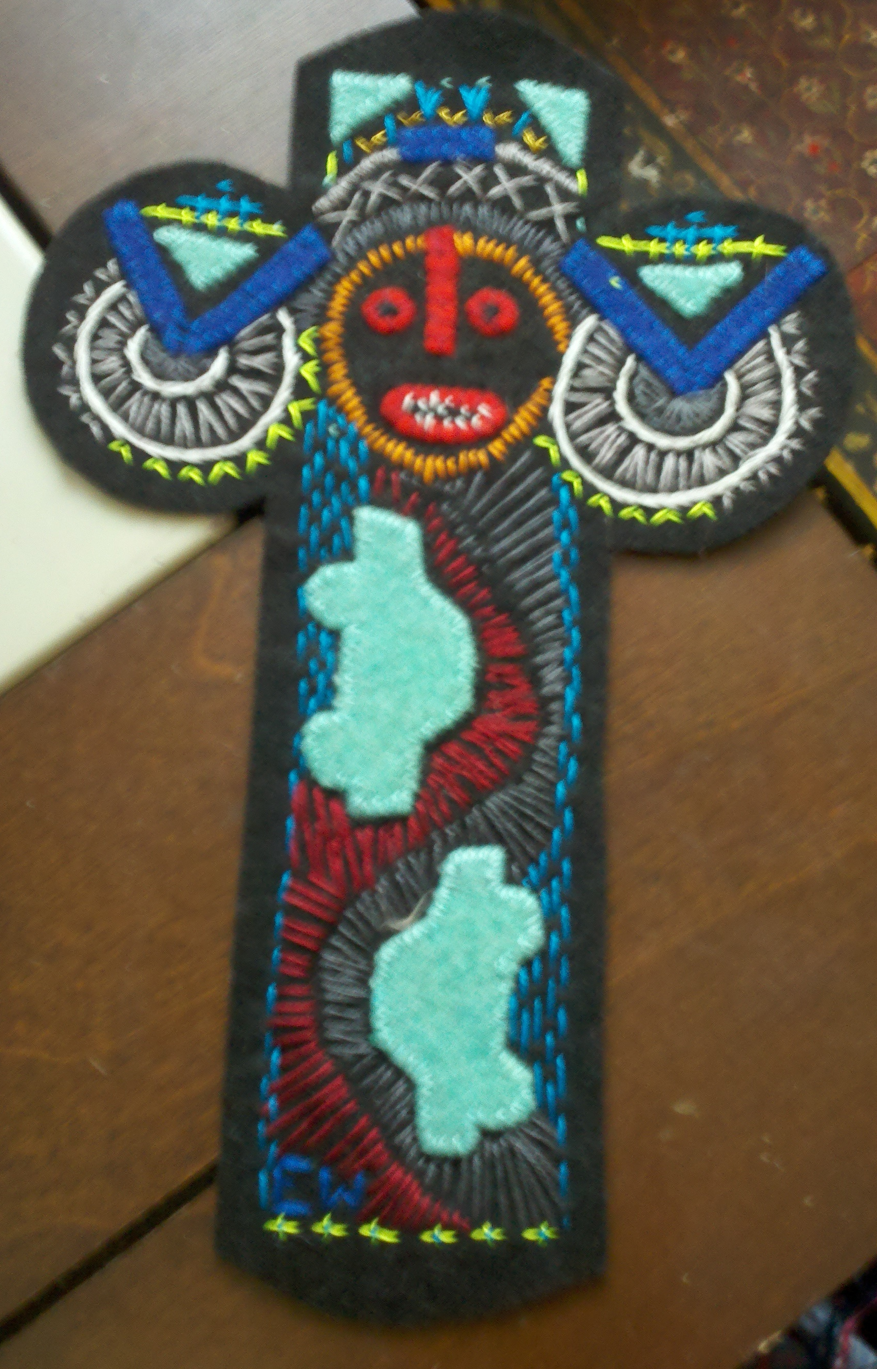 African Elephant Mask Patch No. 21