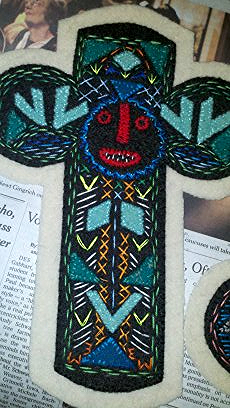 African Elephant Mask Patch No. 14
