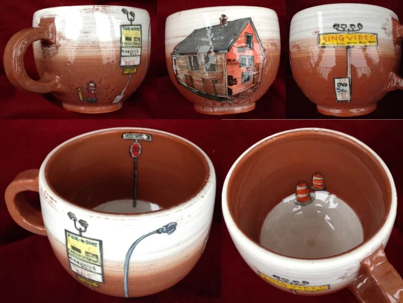 King Video and Park-N-Save Signs