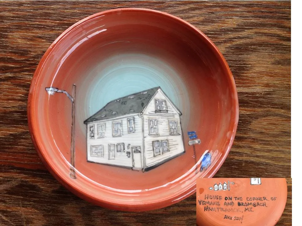 Plate with White House on Yemans and Bromback