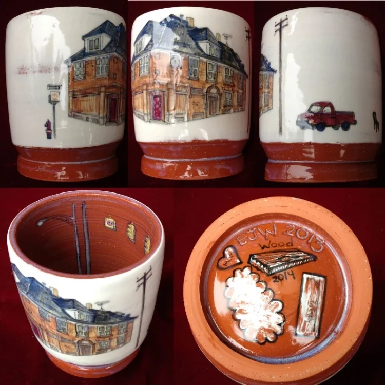 Tumbler with Casmere and Mitchell House