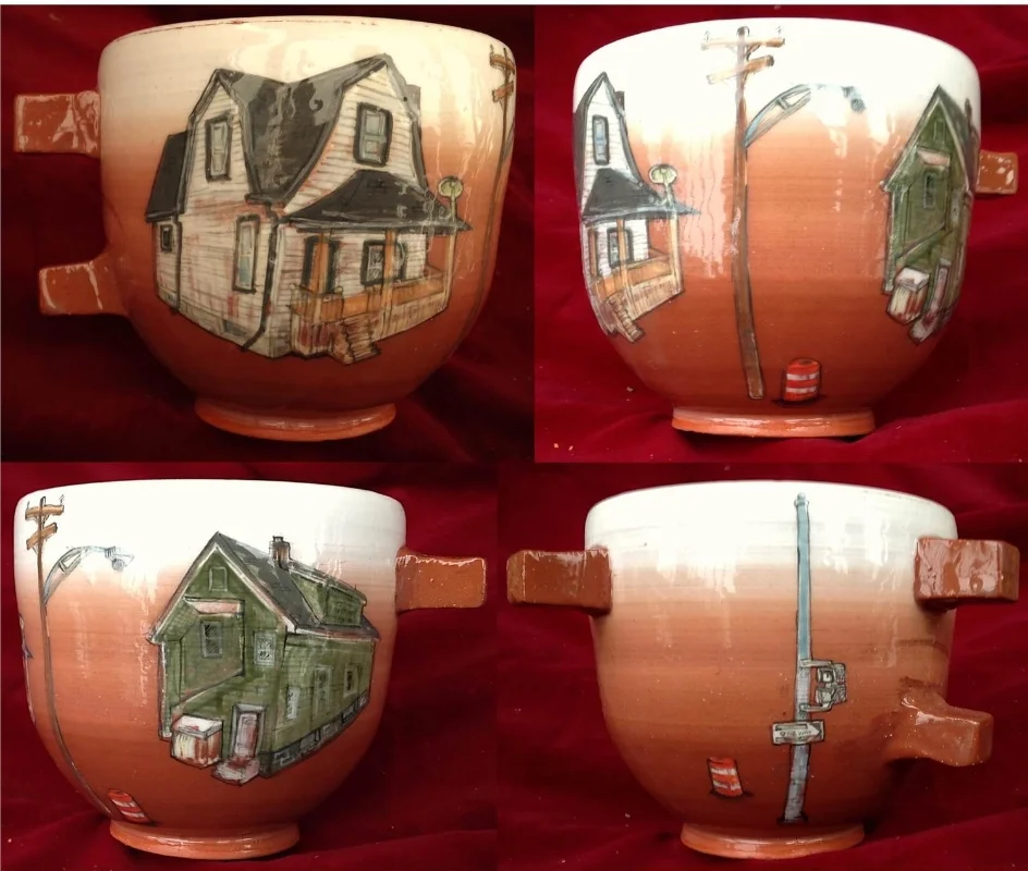 Two Houses Mug 