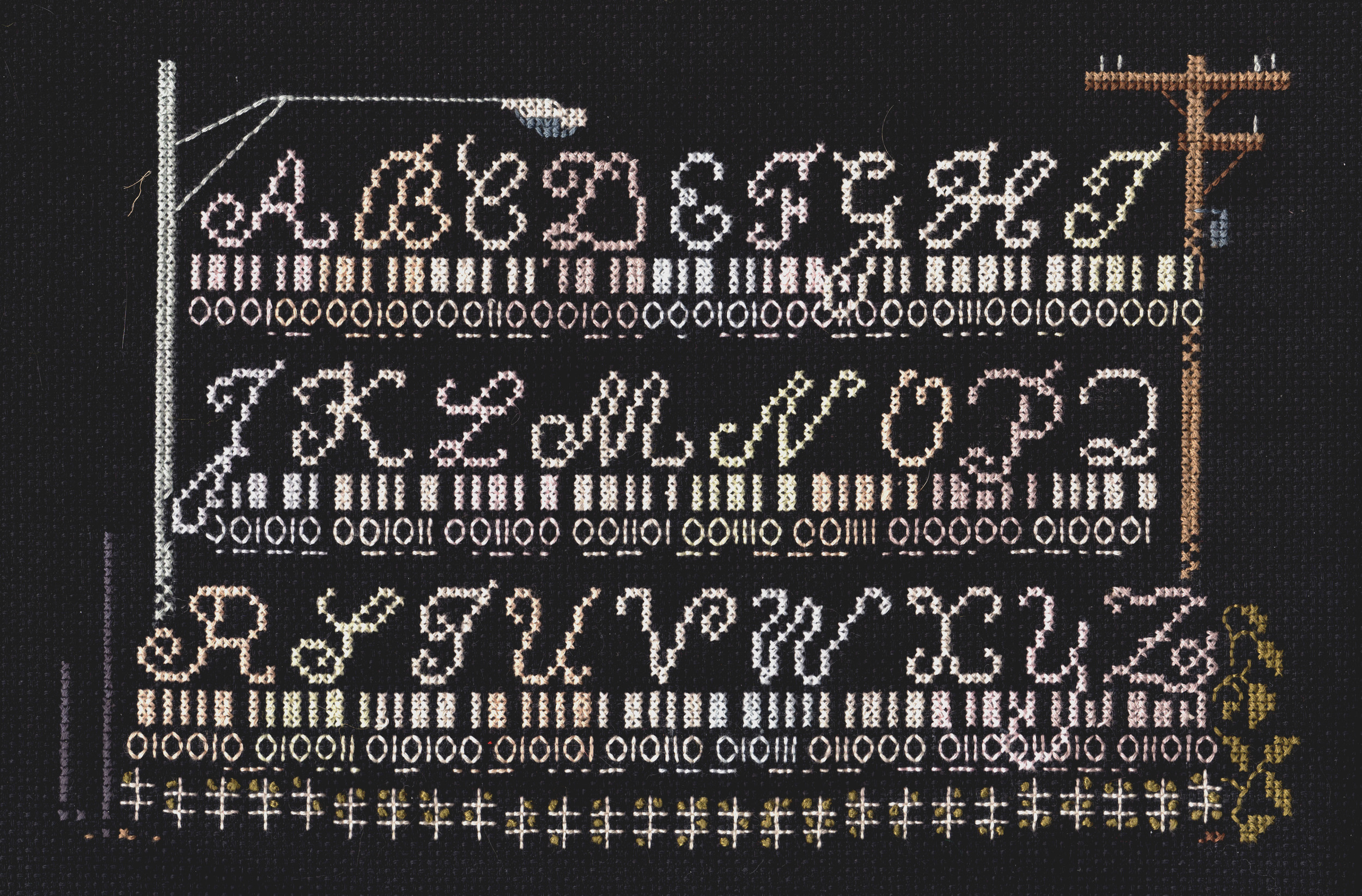 Small Sampler with Four Alphabets