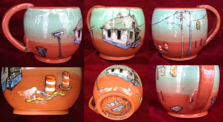 Mug, with 'Hassan's House, V2" at Goodson and Gallagher