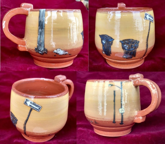 Mug, with street things