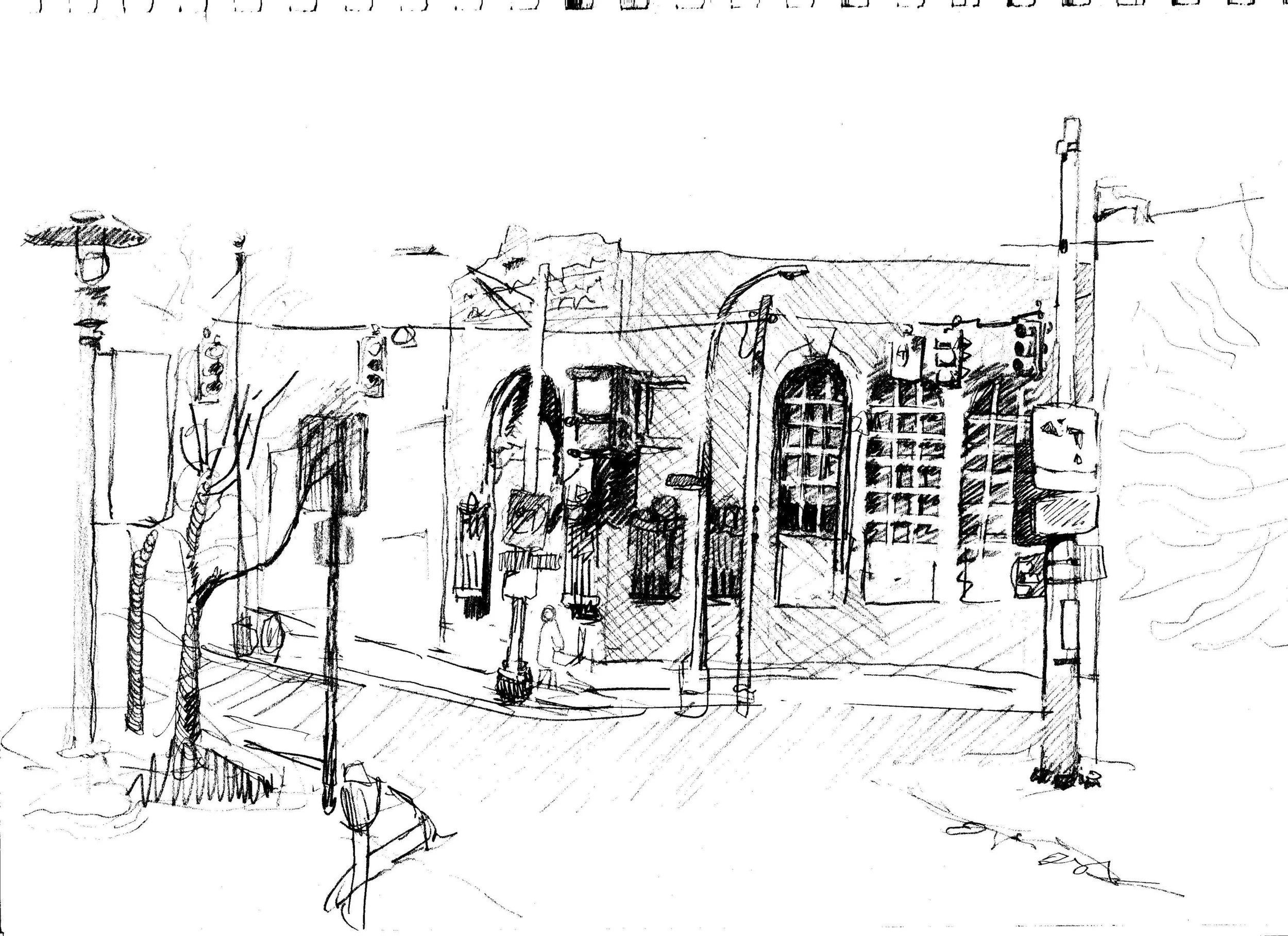 PNC Bank from old Wendy's on Campau