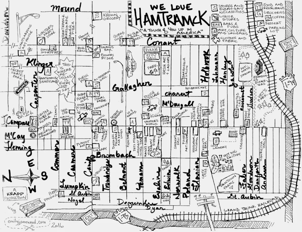 Hamtramck Map, V2