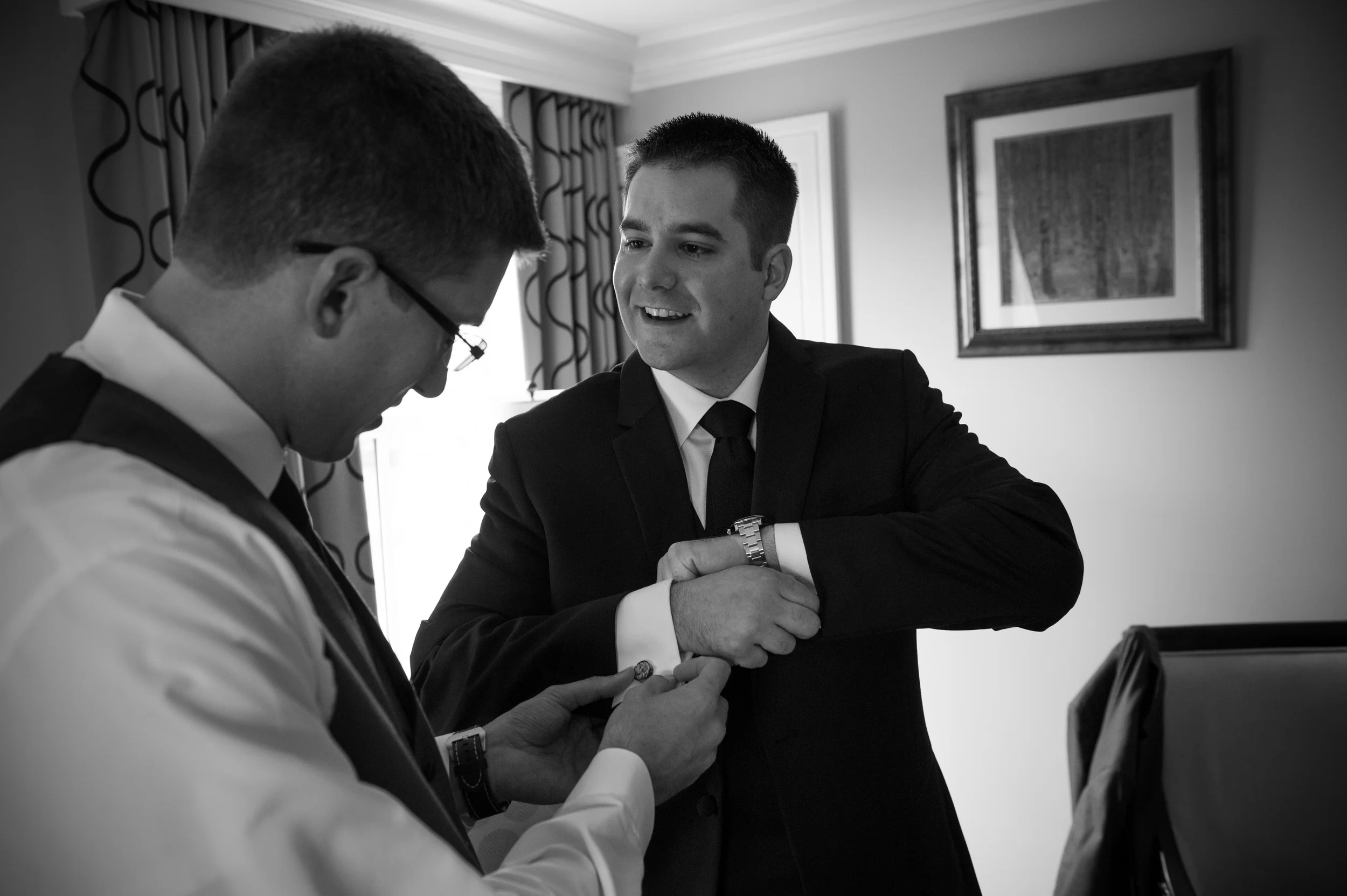 The handsome groom! 