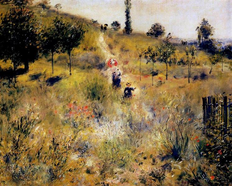 Path Leading Through Tall Grass, 1877, Renoir