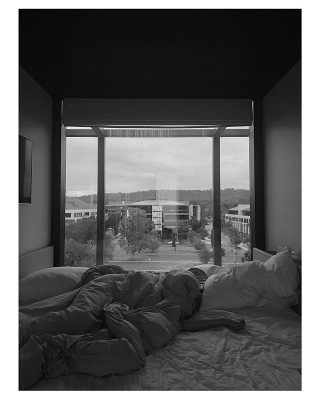 090319, 6.48am . 
One of my favourite moments every day: watching the sun rise as I feel @danleeme stir from another night&rsquo;s slumber ✨ #shotoniphone .
.
.
.
.
.
.
.
.
.
.
.
.
.
.
.
.
.
.
.
.
.  #jiwonkaeshoots #thetravelogue #littlenationalhote