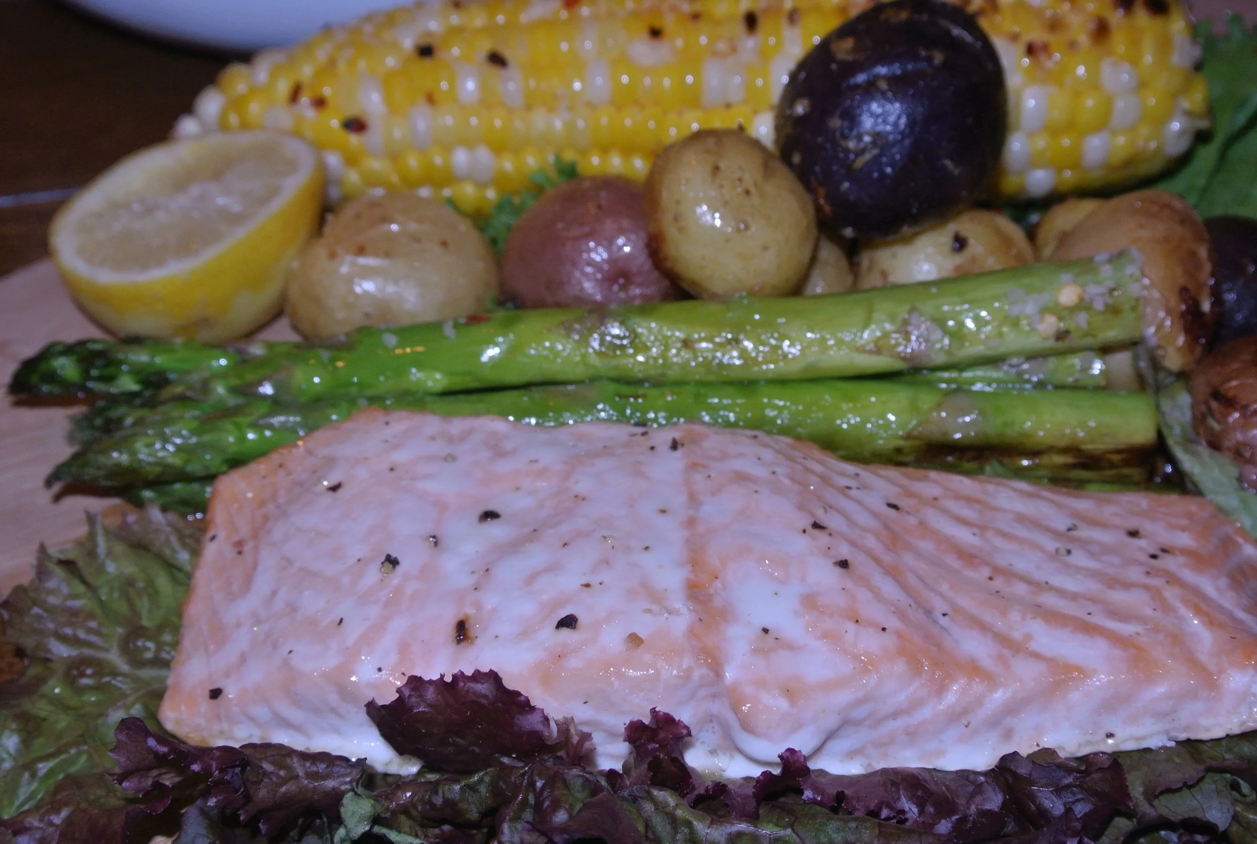 Lemon Drizzled Salmon