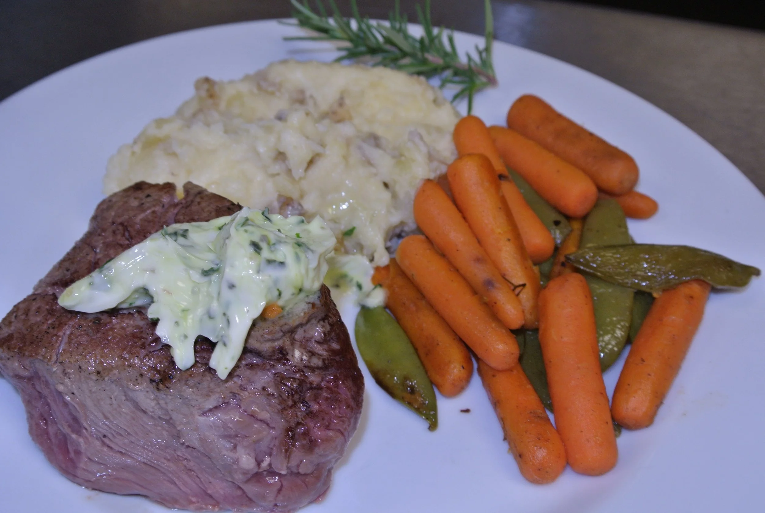 Filet with Herbed Butter