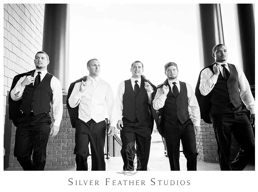 Megan and Jay's stunning soft pink and black outdoor wedding at River's Landing in Wallace, NC. © Silver Feather Studios, Wedding Photographer and Videographer in Wallace, NC 