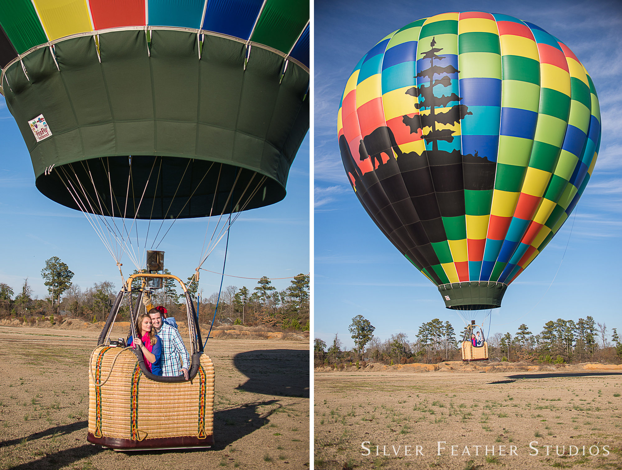 Hot Air Balloon Engagement in Raleigh, NC Sarah + Sean — Lifestyle