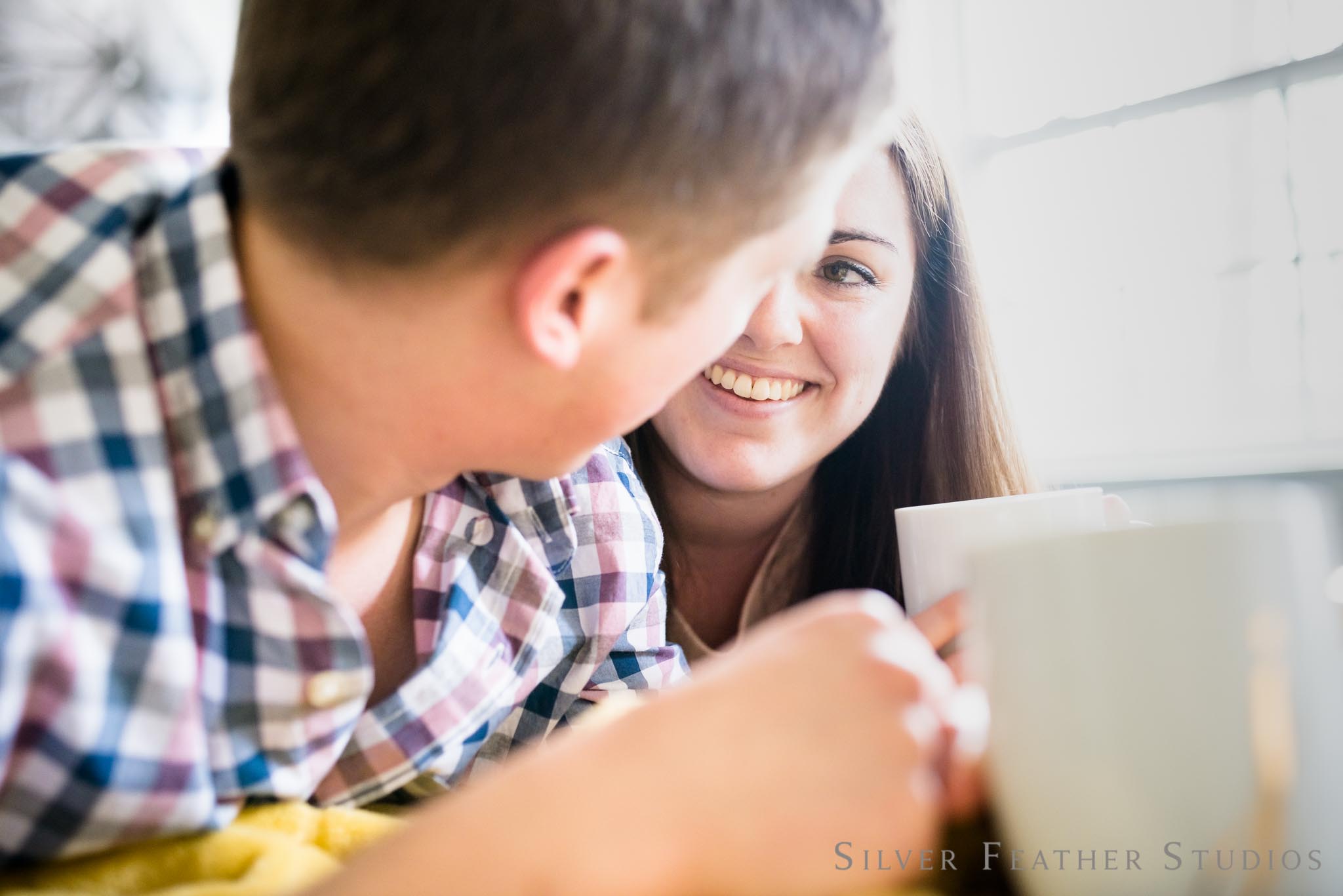 Intimate engagement in Greensboro NC | Silver Feather Studios