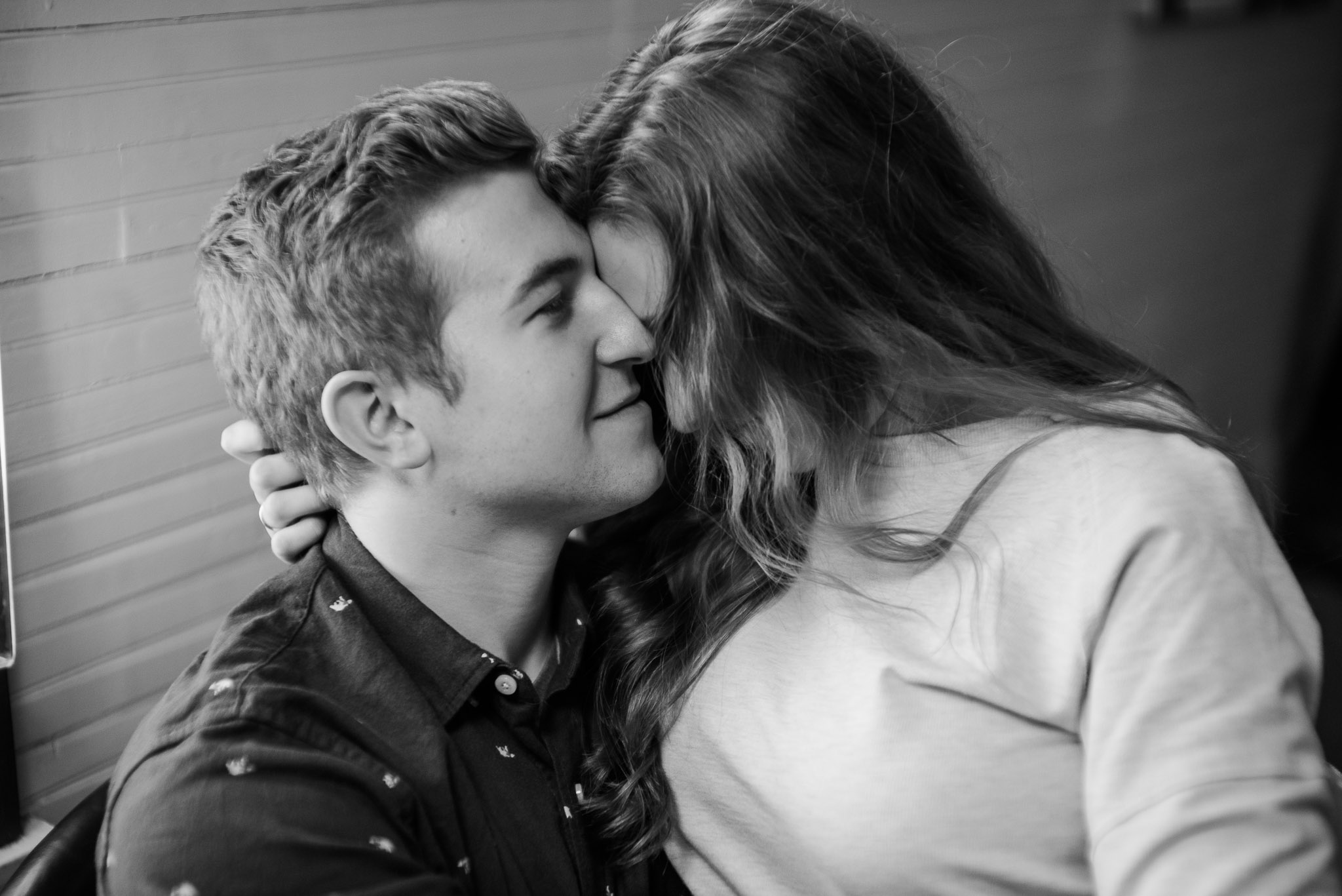 blowing rock engagement photos at camp coffee