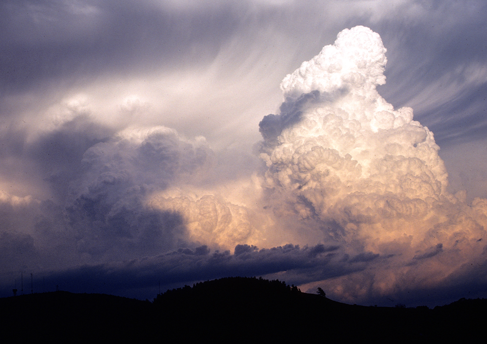 Thunderstorm over Iron Mountain