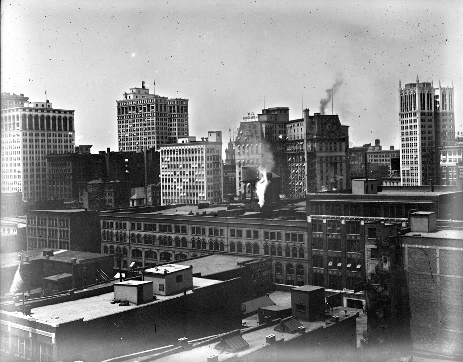 Downtown Detroit, circa 1915