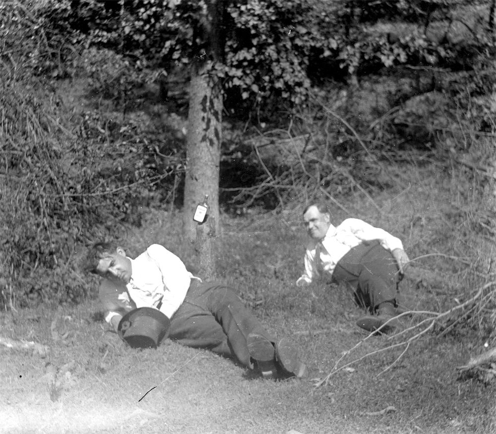 Two Guys and a bottle of Booze