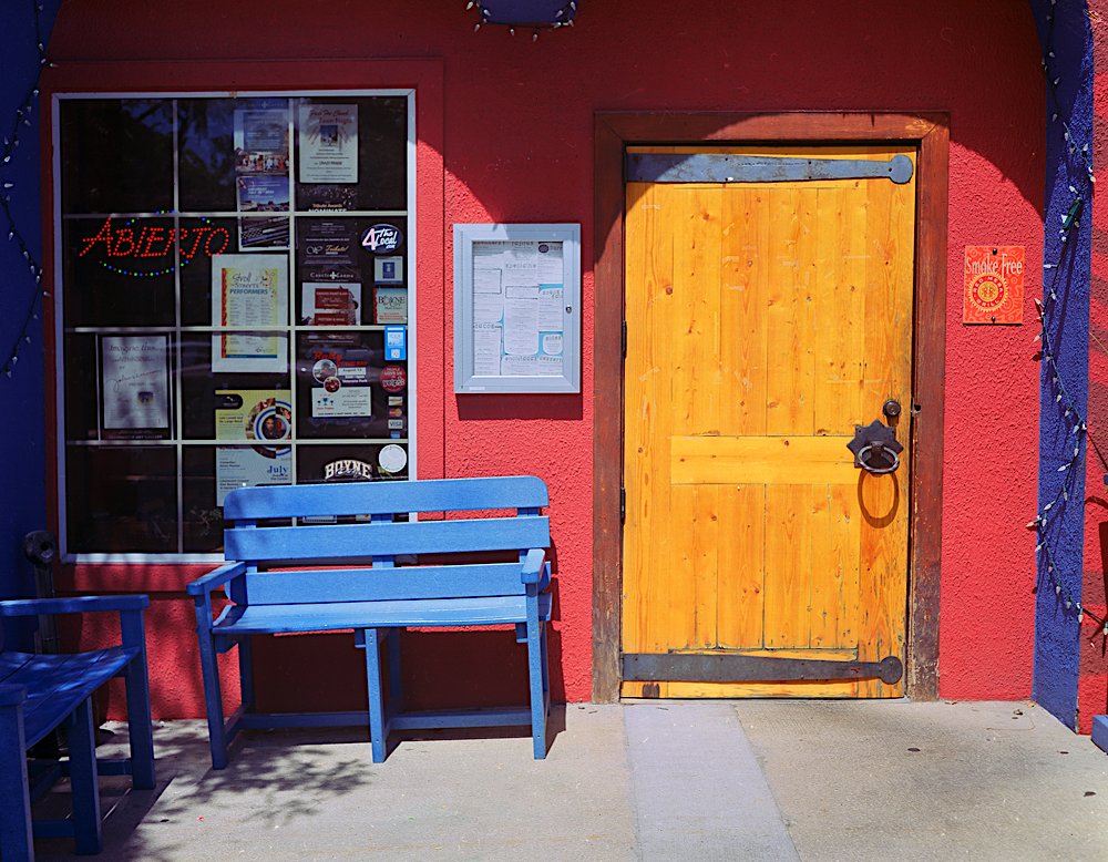 Blue Bench