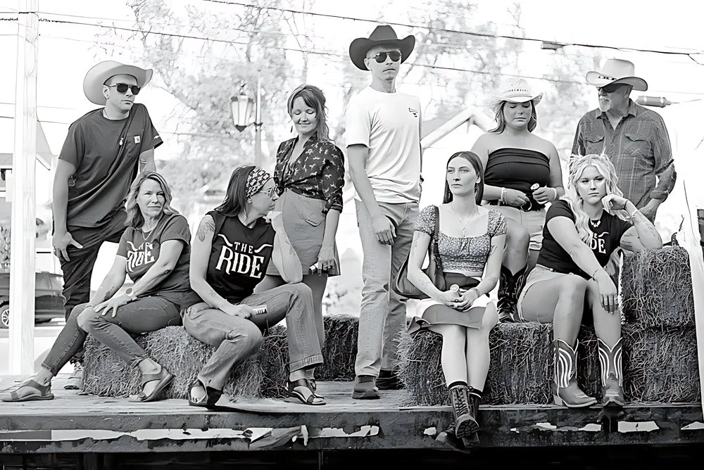 Faces on a Flatbed Ford
