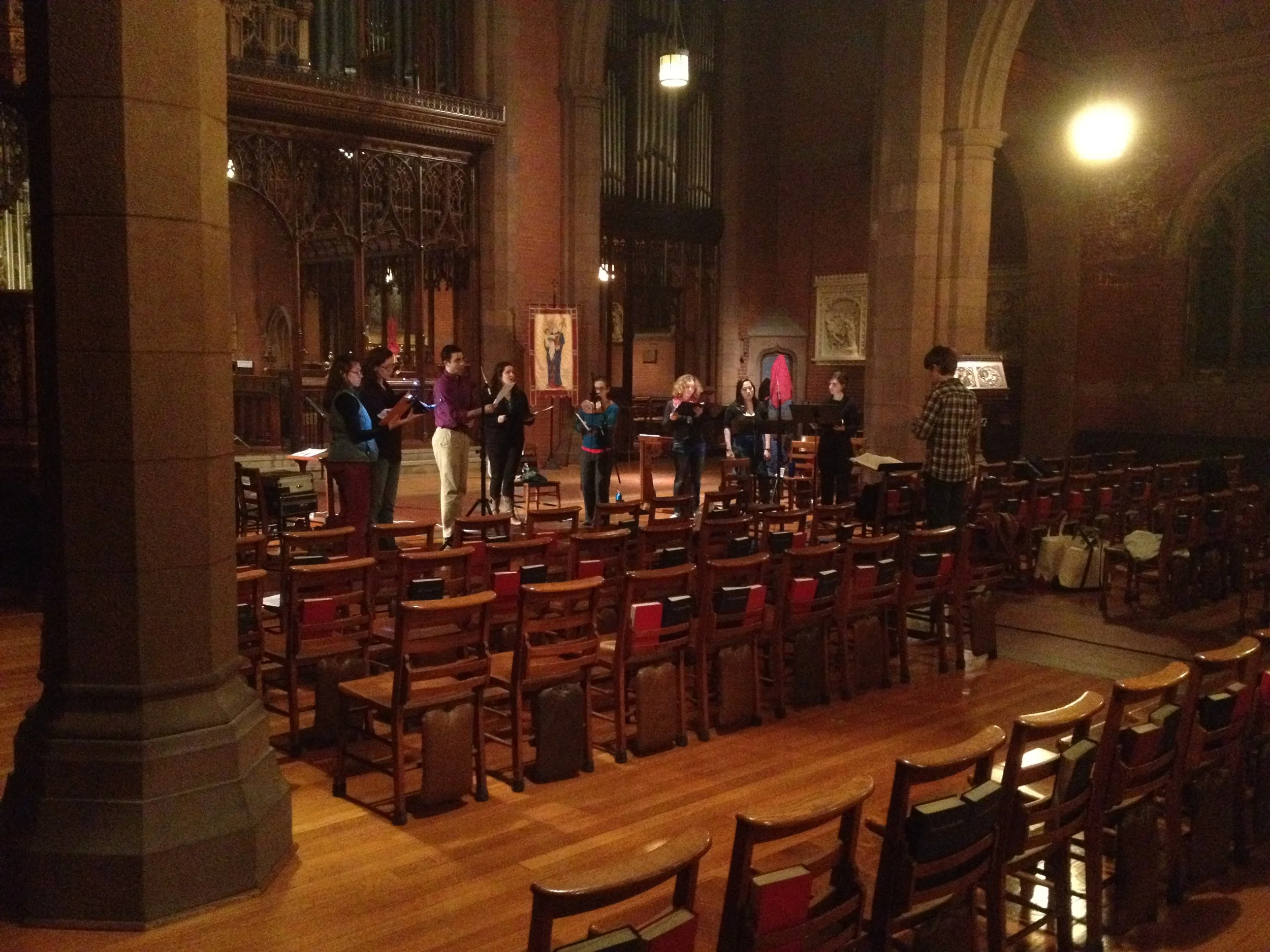 Recording Mendelssohn's "Laudate pueri" in Christ Church, New Haven