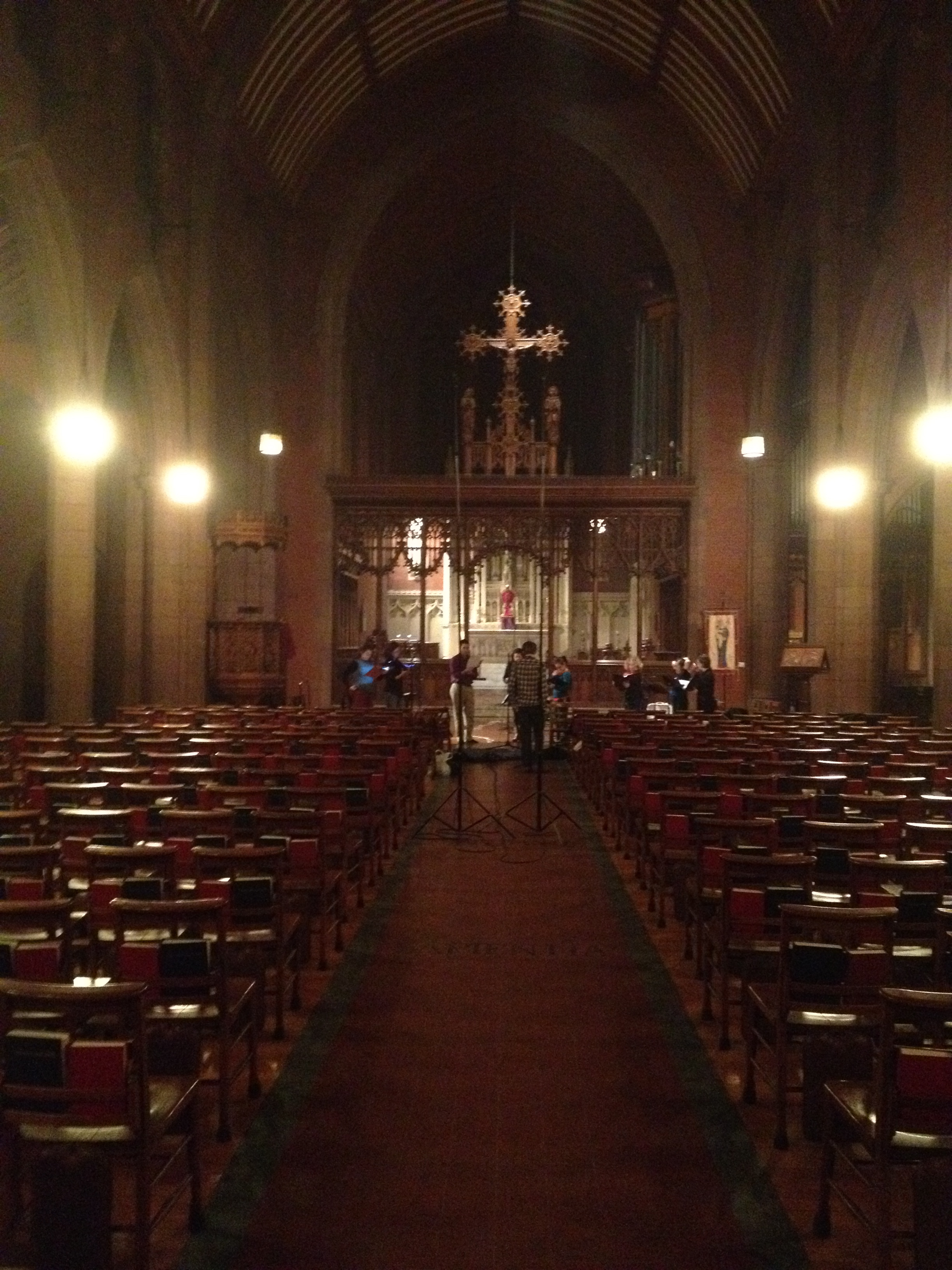 Recording Mendelssohn in Christ Church, New Haven